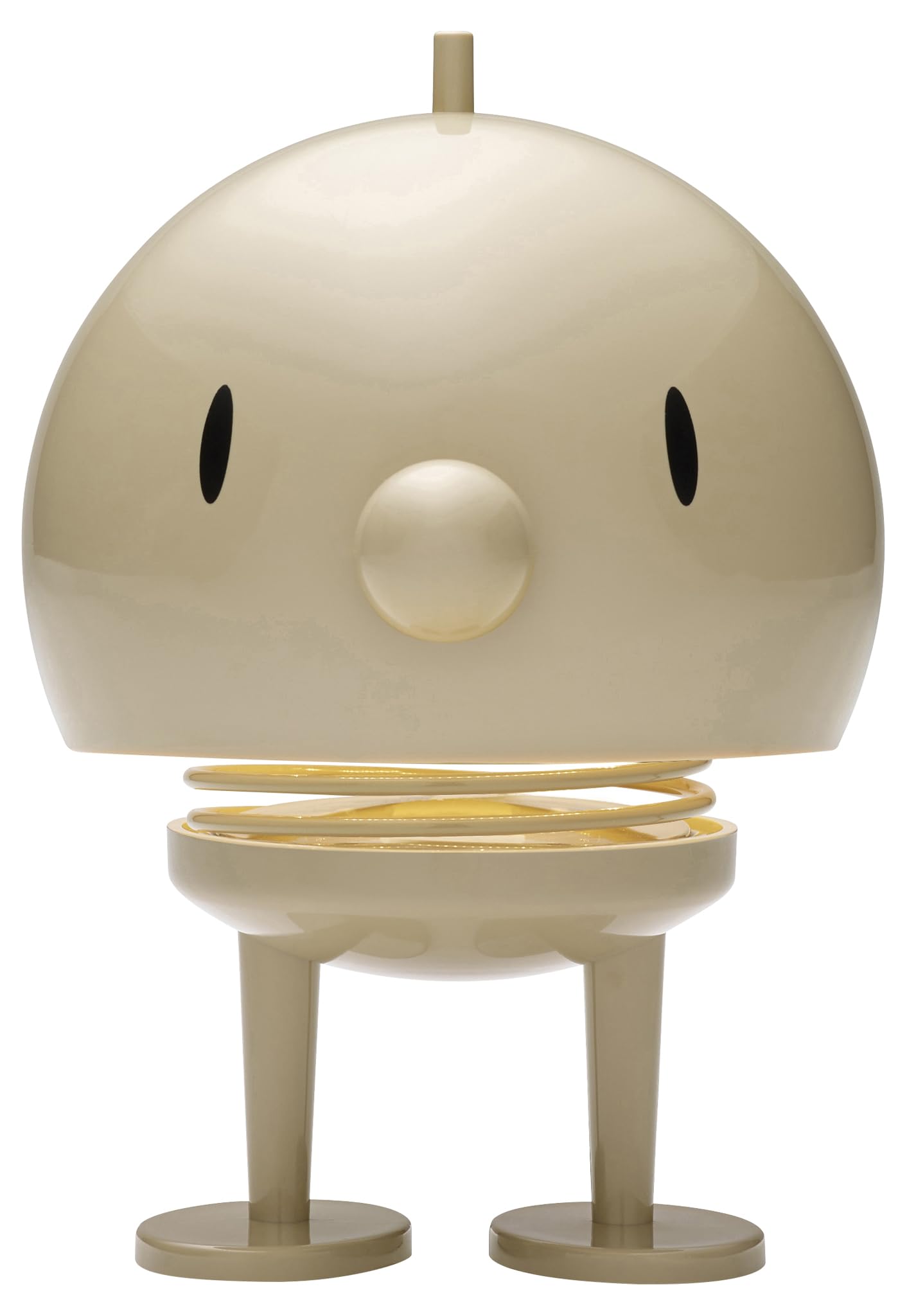 Hoptimist Lampe LED, Nachttischlampe Touch, Kabellose Lampe Tisch, Aufladbare & Dimmbar, Dänischem Design, 15 x 15 x 23 cm, XL, Latte