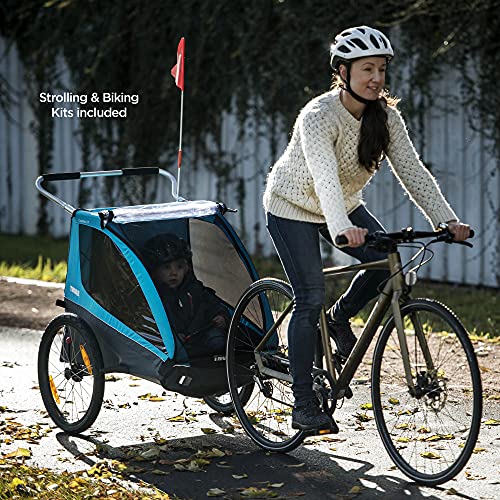 Image of Thule Coaster XT 2-Seat Bicycle Trailer & Stroller
