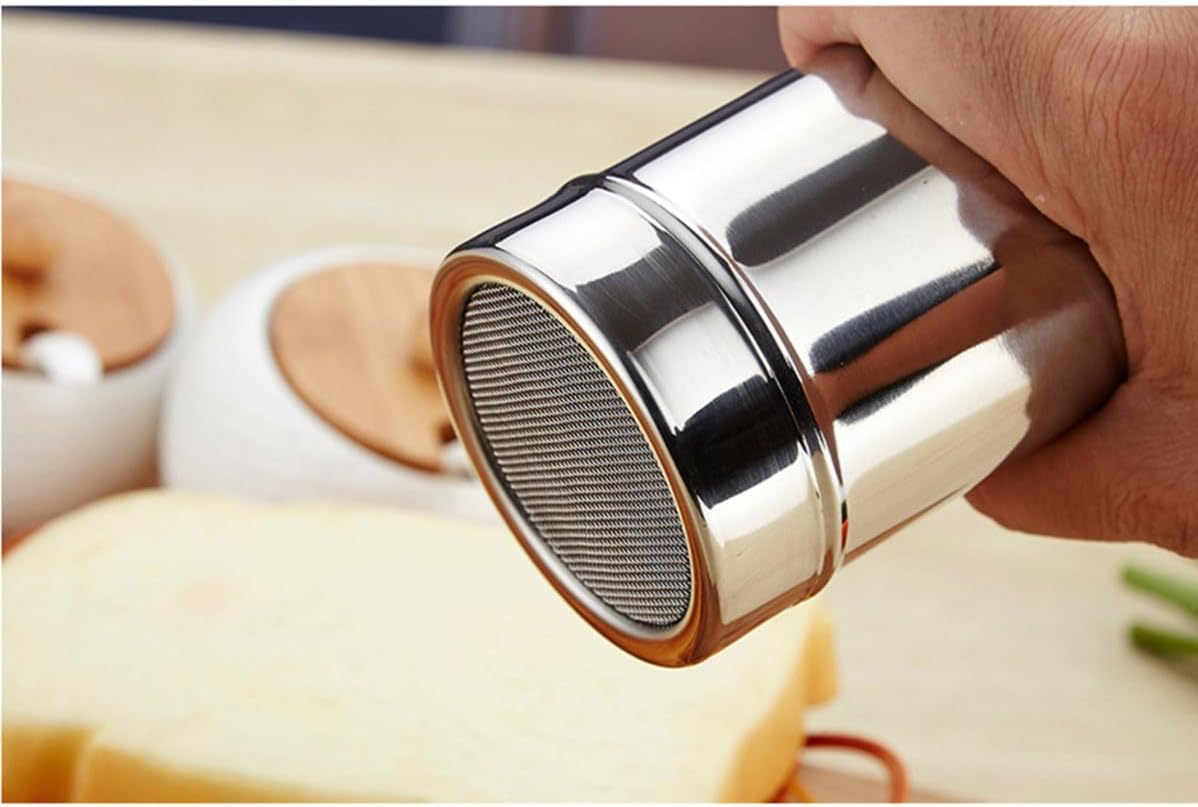 Stainless Steel Pepper Shaker for Sugar Flour and Chocolate