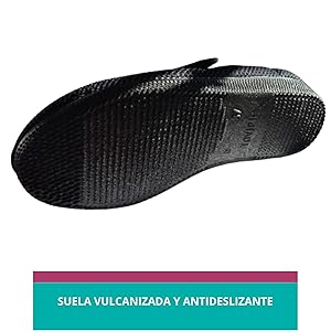 Zapatillas Mujer KALMA Ancho Especial - Ortopédicas, Con Velcro Ajustable Y Suela Antideslizante, Incluye Calzador Telescópico