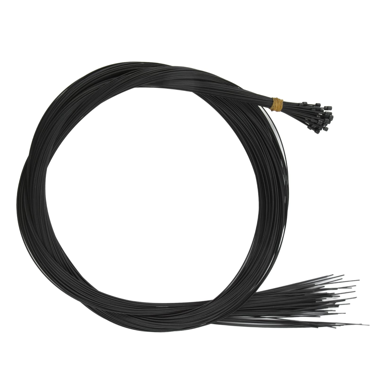 Ensemble de Lignes de Dérailleur de Vélo, Câbles de Frein Durables en PTFE de 1,2 Mm avec Rouleau intégré pour Vélos de Montagne et de Route, 50 Pièces/boîte