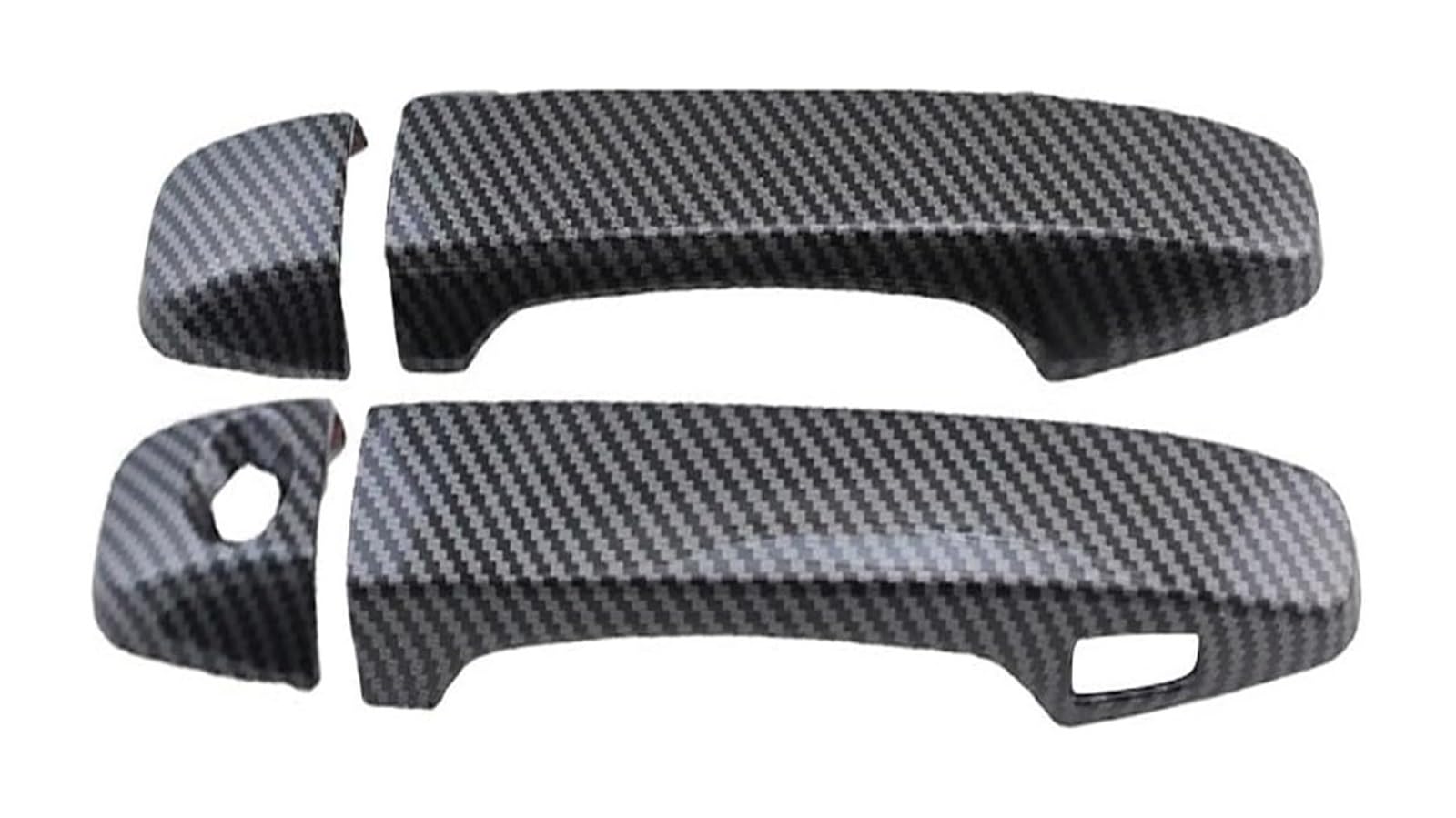 YSBVBLRMRV Car Outside Door Handle Cap for Subaru for Outback 2014-2021 Single Hole 1-Smart Door Handle Bowl Anti-Scratch Modification(2 Doors Carbon Fiber Pattern)