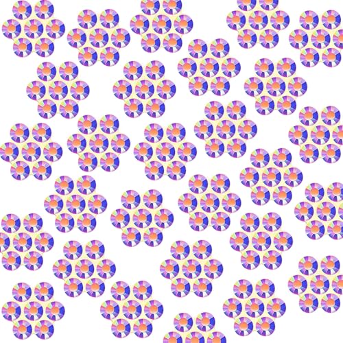 120 Pcs 12mm Plum Blossom Rhinestones Crystal Glass Gems Jewels,