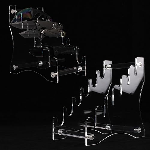 Miniatura 9 de Soporte de exhibición de cuchillos, soporte para cuchillos, vitrina de cuchillos, soporte de exhibición de colección de cuchillos, para organizador