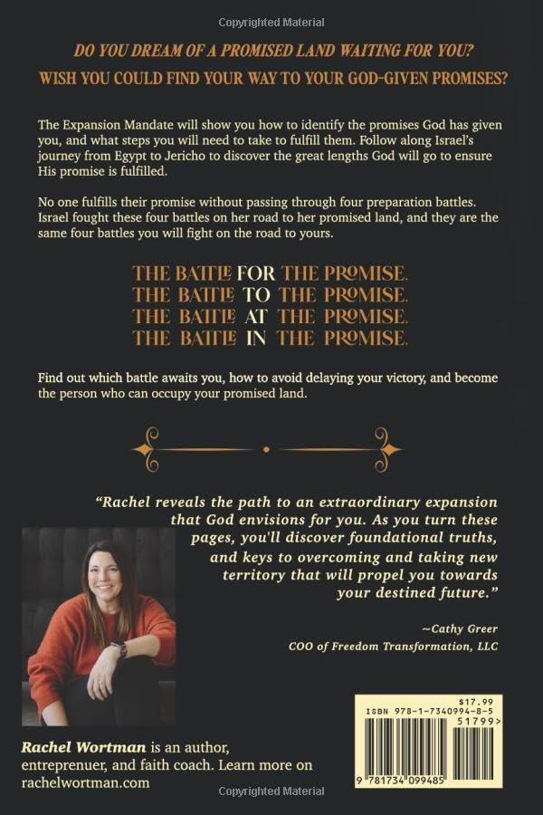 The Expansion Mandate: The four battles to win on the journey to your promise land. - Image 2