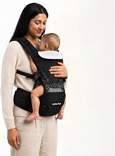 Little Pea 6-in-1 Baby Carrier with Detachable Hip Seat | Storage Pockets, Lumbar Belt, 6 Comfortable Carrying Positions &... Price In India
