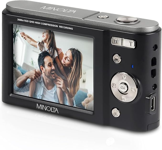 Minolta MND20 Cámara Digital 44MP Compacta Negra miniatura 7