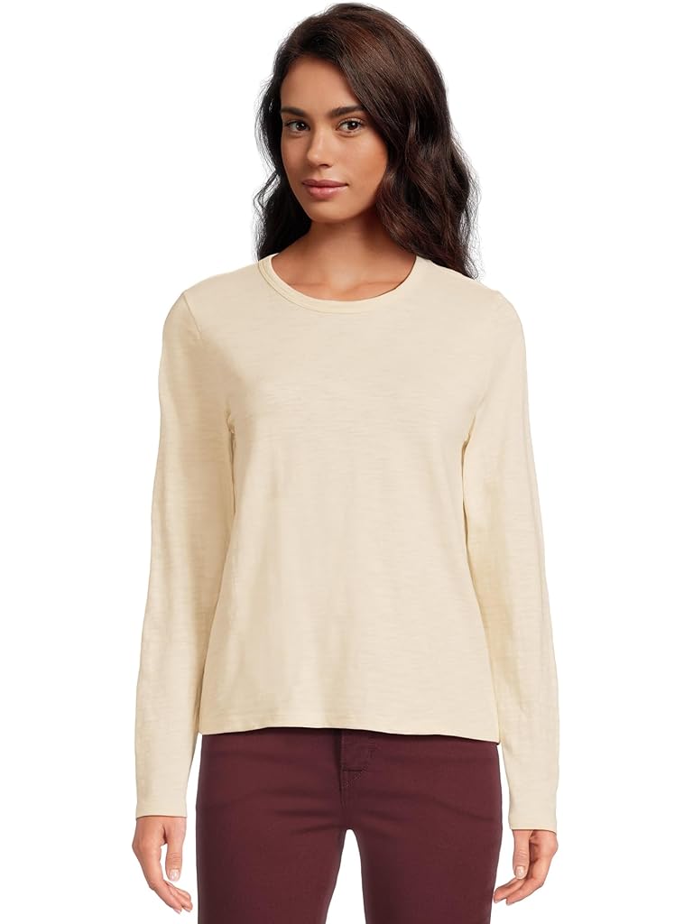 Beige Lilla P Long Sleeve Crew Neck