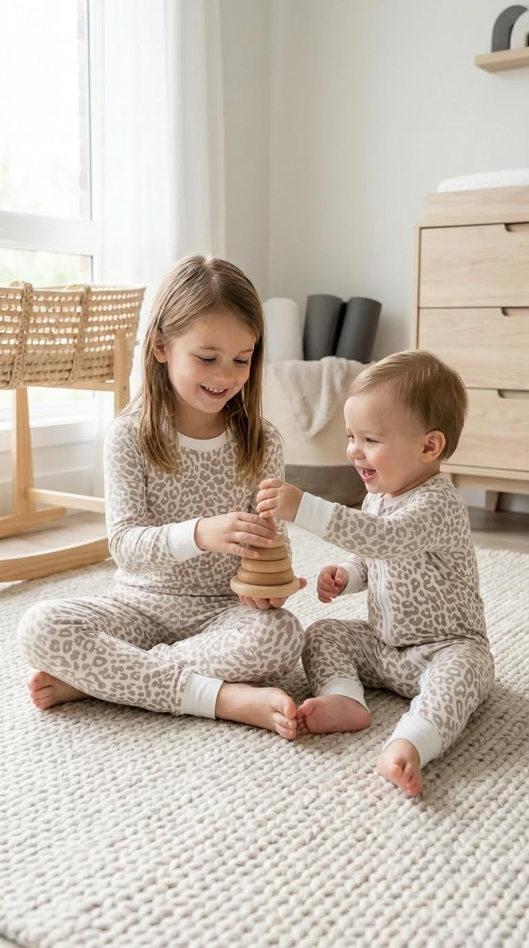 ITSY BITSY BOUTIQUE Viscose Bamboo Baby Pajamas - Boys and Girls Footie Sleeper Convertible 2-Way Zipper Sleeper