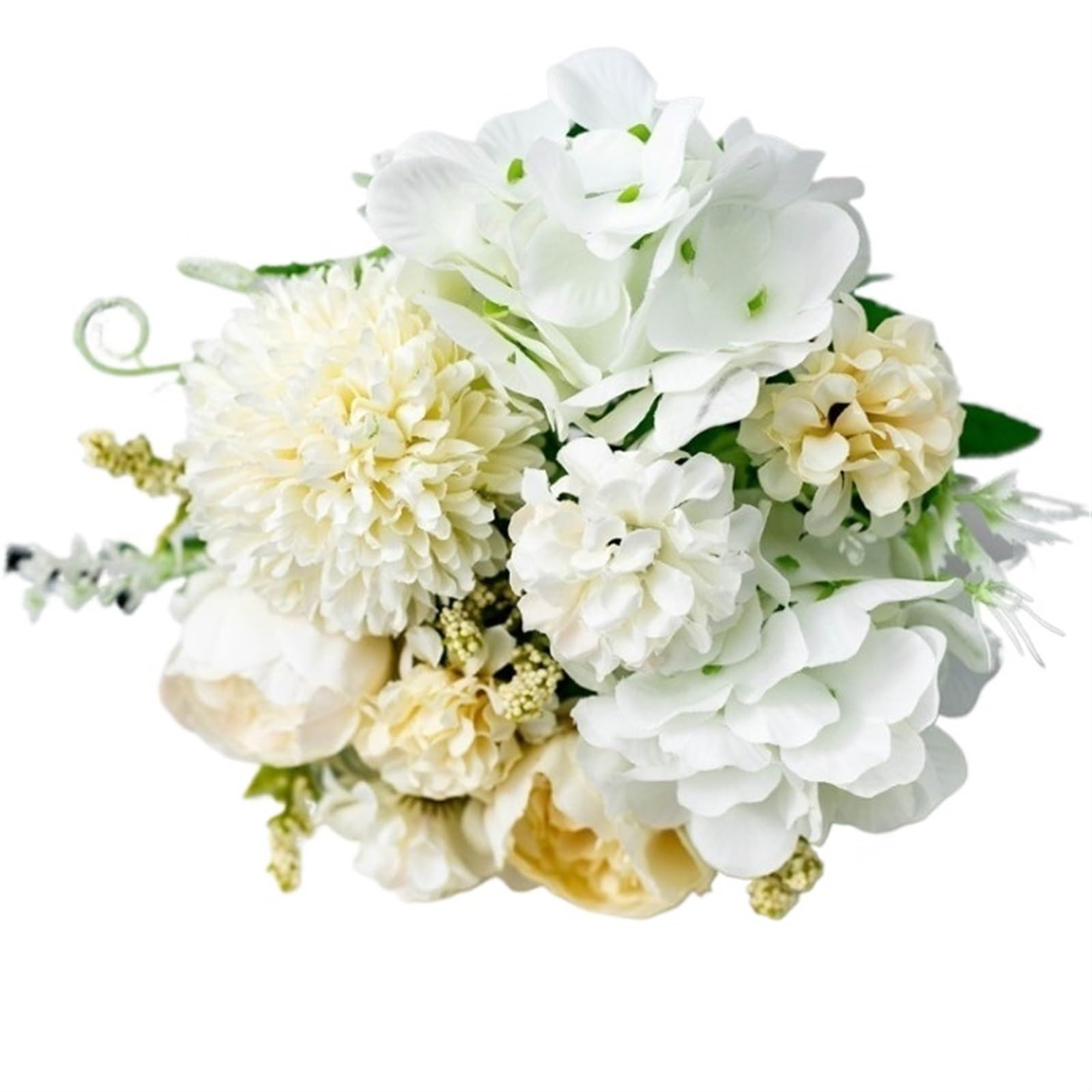 ZGCrumphant Artificial Wedding Bouquet 31cm Simulated Rose Wedding Handheld Flower Artificial Peony Bouquet Flowers For Home Party Decoration(Color9,2pcs)