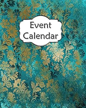Event Calendar : Perpetual Record Book for Important Celebrations Birthdays Anniversaries with Monthly Address List Floral Aqua
