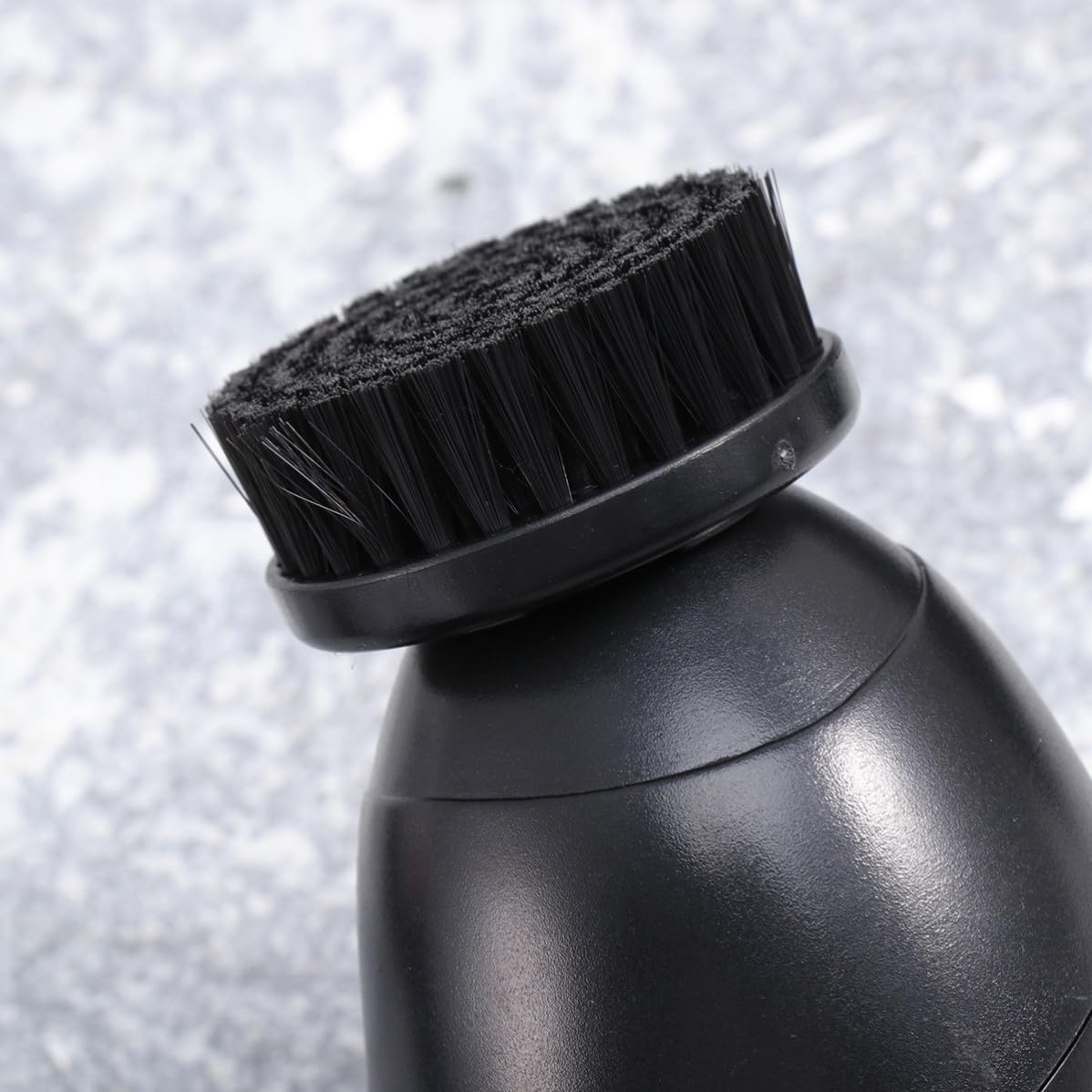 Handheld Electric Shoes Scrubber Battery Operated Black Plastic