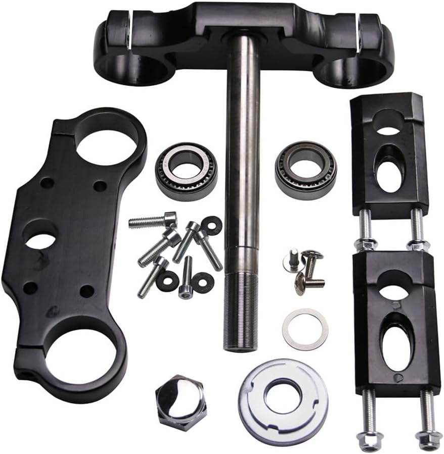 29” 735mm Upside Down Front Fork Shock Suspension with 45mm 48mm Triple Tree Clamp for Pit Dirt Bike Off-Road Motorcycle Apollo TaoTao Coolster SDG SSR 110cc 125cc 140cc 150cc 160cc 200cc