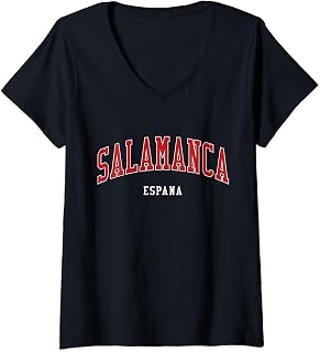 Salamanca Spain College University Style V-Neck T-Shirt