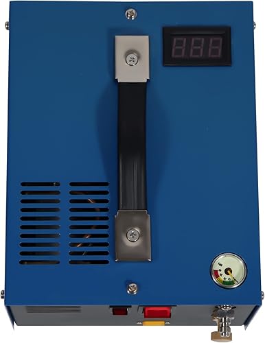 Miniatura 9 de Compresor de aire PCP, 4500Psi30Mpa Compresor de aire portátil de alta presión sin aceiteagua, alimentado por automóvil 12 V CC o 110 V CA con