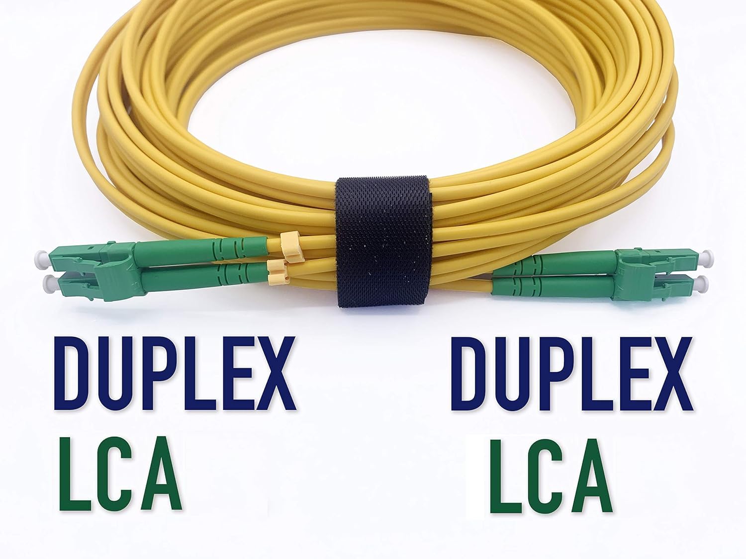Elfcam® - Cavo Fibra Ottica LC/APC per LC/APC Monomodale Duplex 9/125um OS2 LSZH (2M)