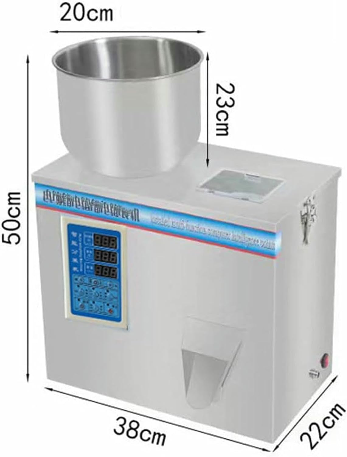 Particle Powder Filling Machine, 200W Multifunction Automatic Filling and Packing Machine, 1-99g Particle Dispensing Machine, for Beans Grains Rice