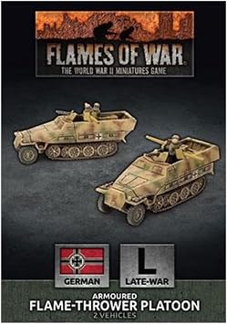 Flames of War Late War German Sd Kfz 251 Flamethrower Platoon