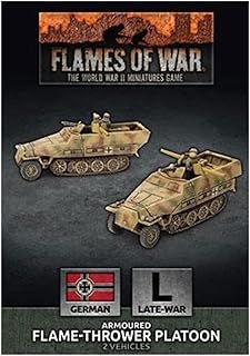 Flames of War Late War German Sd Kfz 251 Flamethrower Platoon