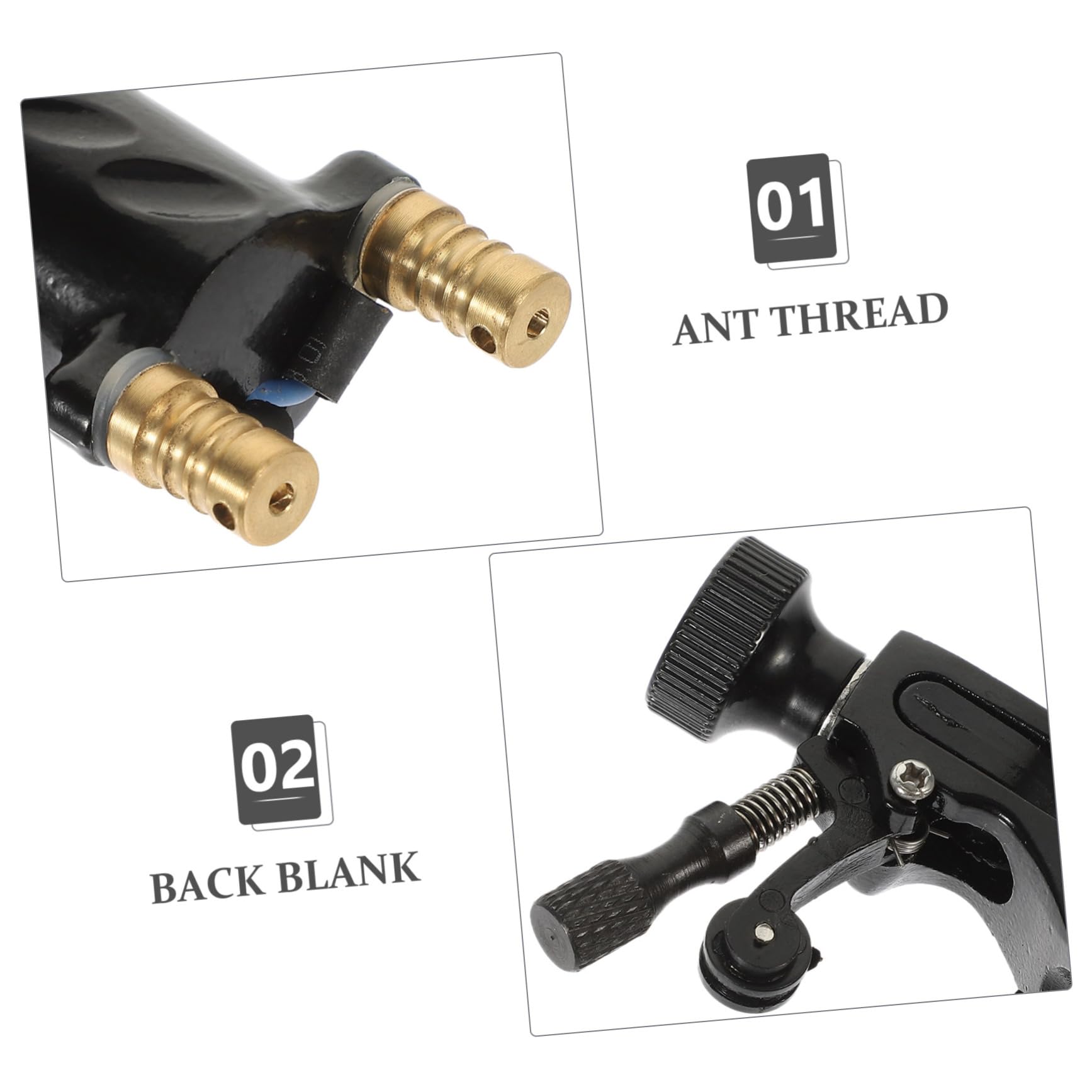 Lurrose 1 Satz Komplettes Tätowierset Rotierende Tätowiermaschine Tätowiermotor (Eu-Stecker).