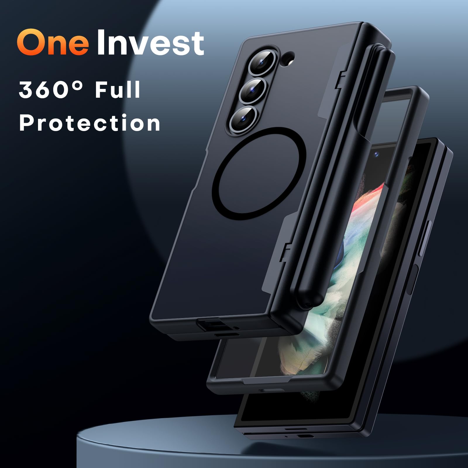 Amazon.com: TAURI Magnetic for Samsung Galaxy Z Fold 6 Case with S
