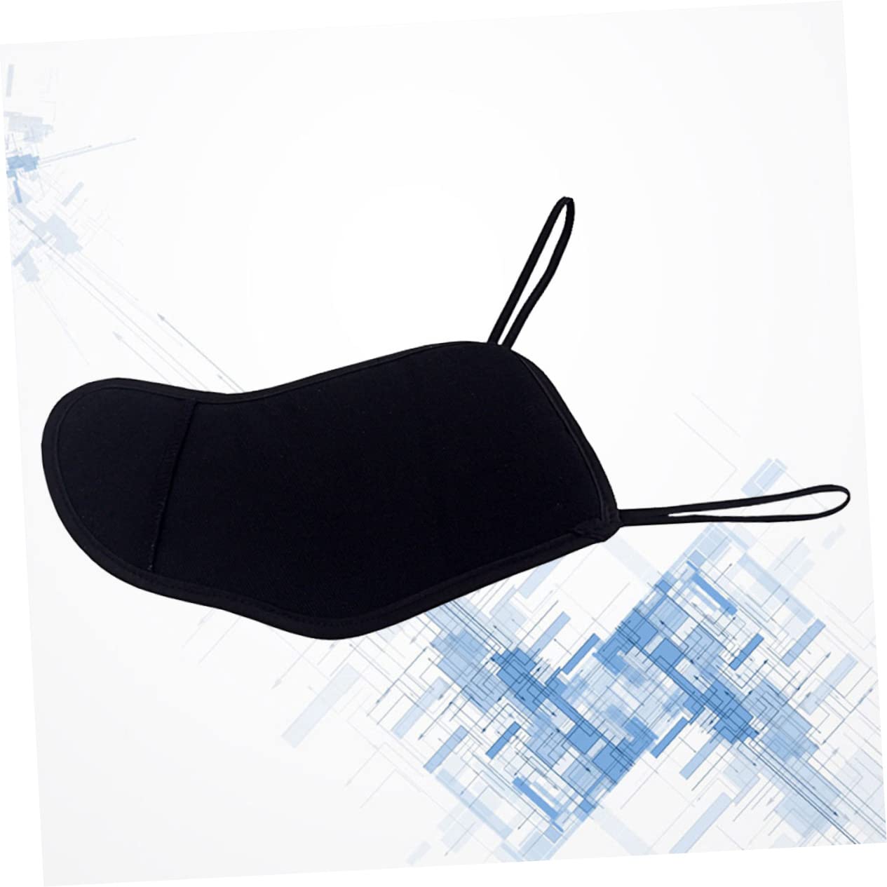 Holibanna Violin Chin Rest Pad Black Cotton Sponge Protector for Violins Comfortable Shoulder Rest Accessory with Elastic Band Supplies and Enthusiasts