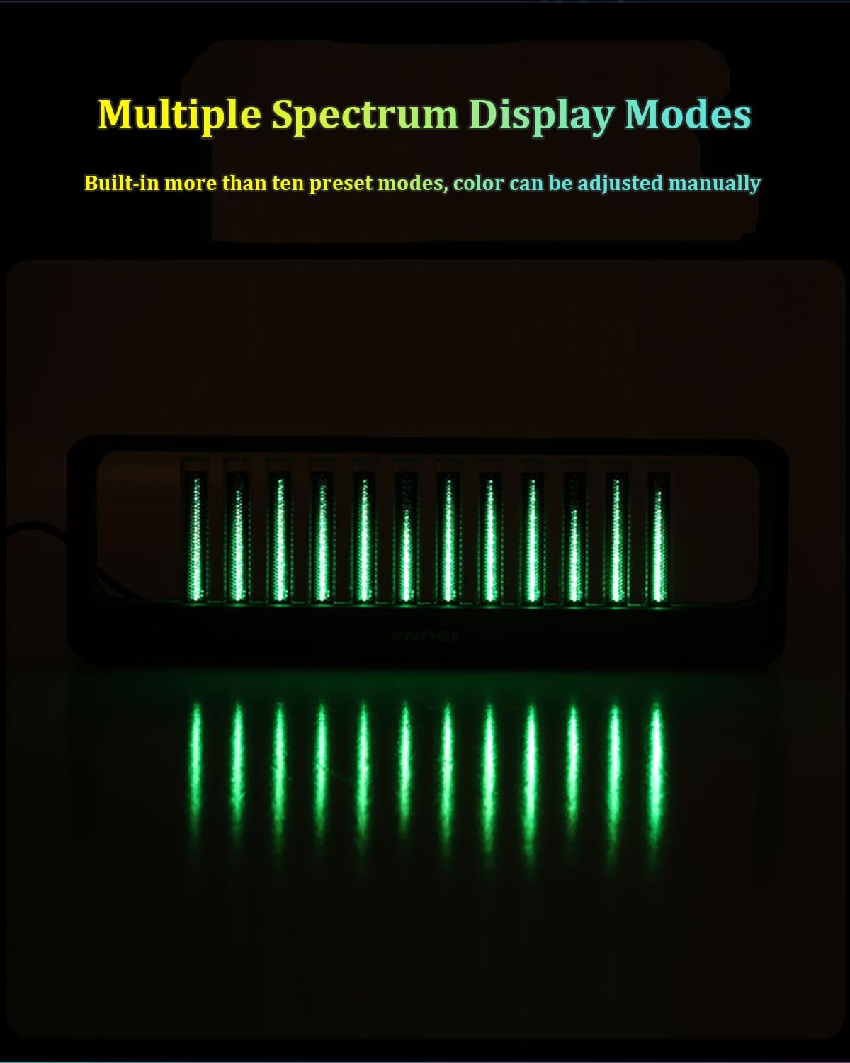 Music Rhythm Lamp, LED Music Sensor Lamp, Multiple Display Modes, Audio Spectrum Analyzer, Boyfriend Gift,Desktop Decoration, Music Pickup Lamp B image 4