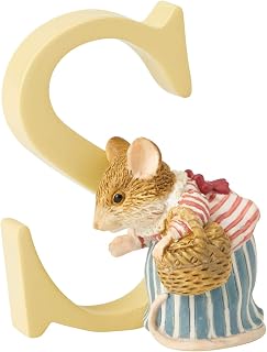 Beatrix Potter Alphabet Letter S Mrs Tittlemouse Figurine,height 7 cm