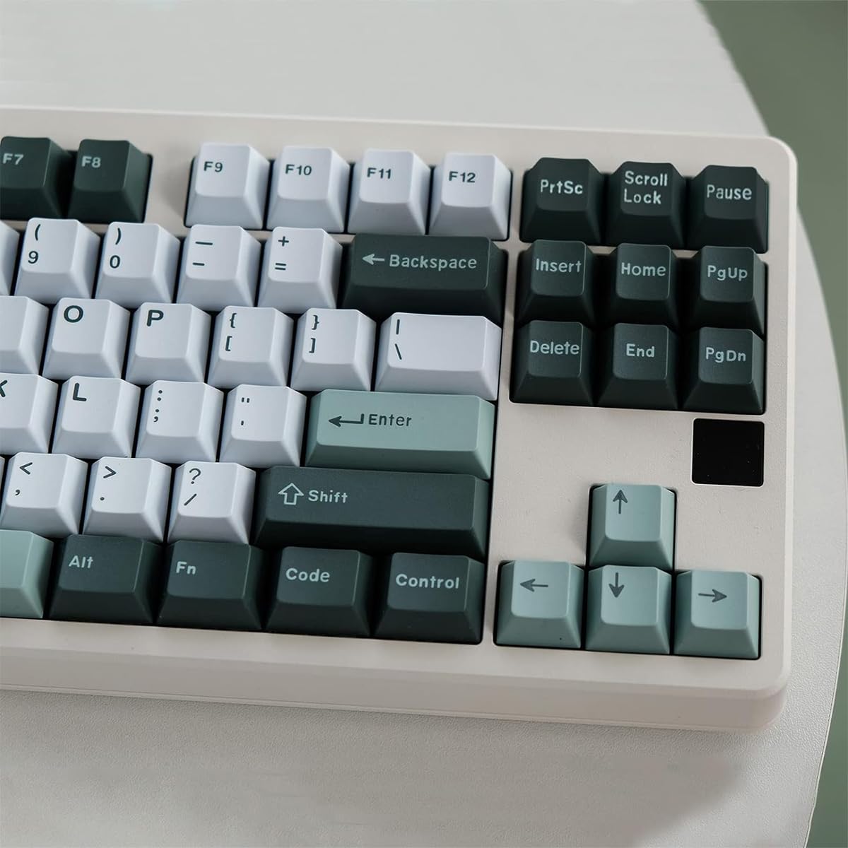 Lot de 163 touches à double tir, profil cerise, Olivia pour clavier mécanique Cherry MX Switches 61/64/87/104/108