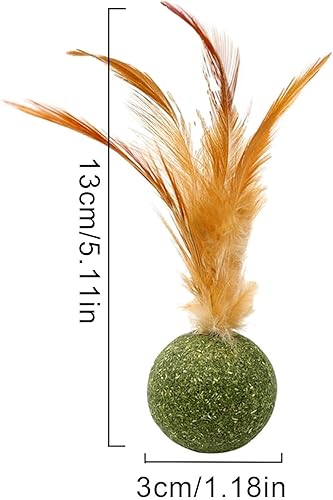 Miniatura 2 de 5 piezas de juguetes de hierba gatera ideal para estimular el ejercicio y la interacción de los gatos