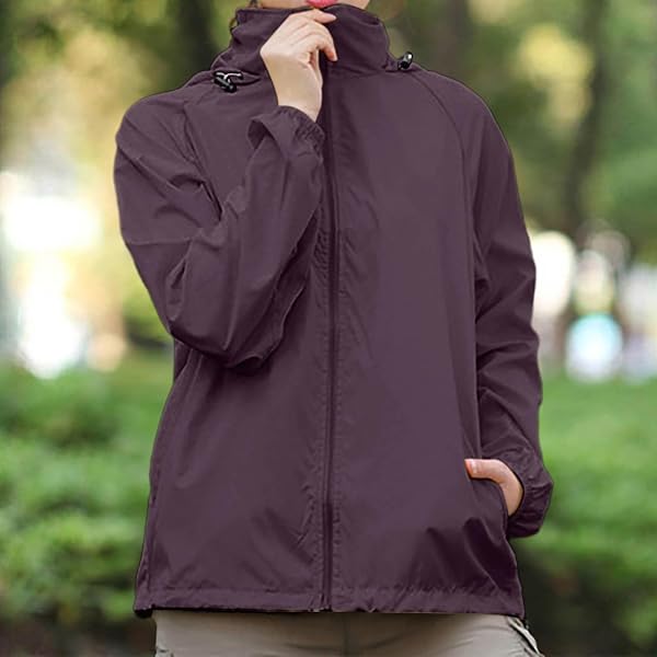 2026 Lightweight Casual Jacket Women Summer Long Sleeve Zip Outdoor Sports Windbreaker Jacket Daily Use - 3