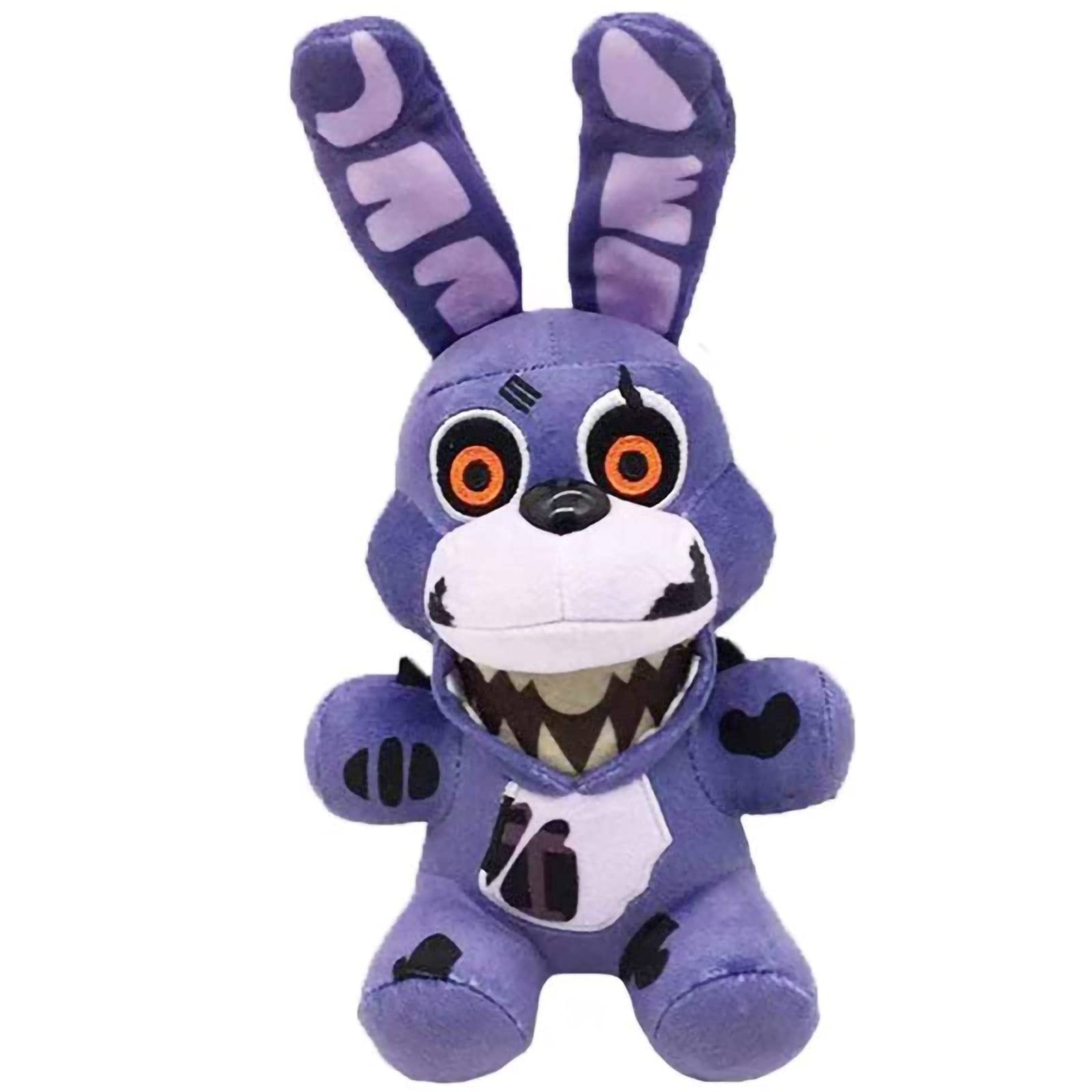 Fnaf Plushies Five Nights at Freddys Plushies 7inch Stuffed Animals Plush Toys - Foxy Plush Light Springtrap Plush Bonnie Plush Freddy Fazbear Stuffed Plush Kids Toy (Angry Bonnie)