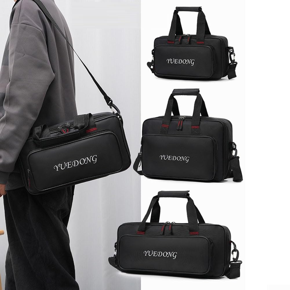 bolsa portátil para pedales de guitarra, multiefecto, tela Oxford, acolchado (40 x 27 x 10)
