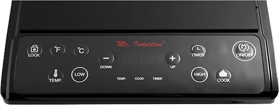SPT 1300-Watt Induction Cooktop, Black