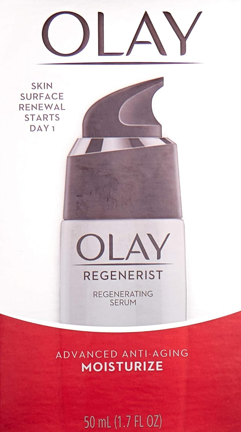 Face Moisturizer by Olay, Regenerist Light Gel Regenerating Serum with Vitamin E, 1.7 fl oz