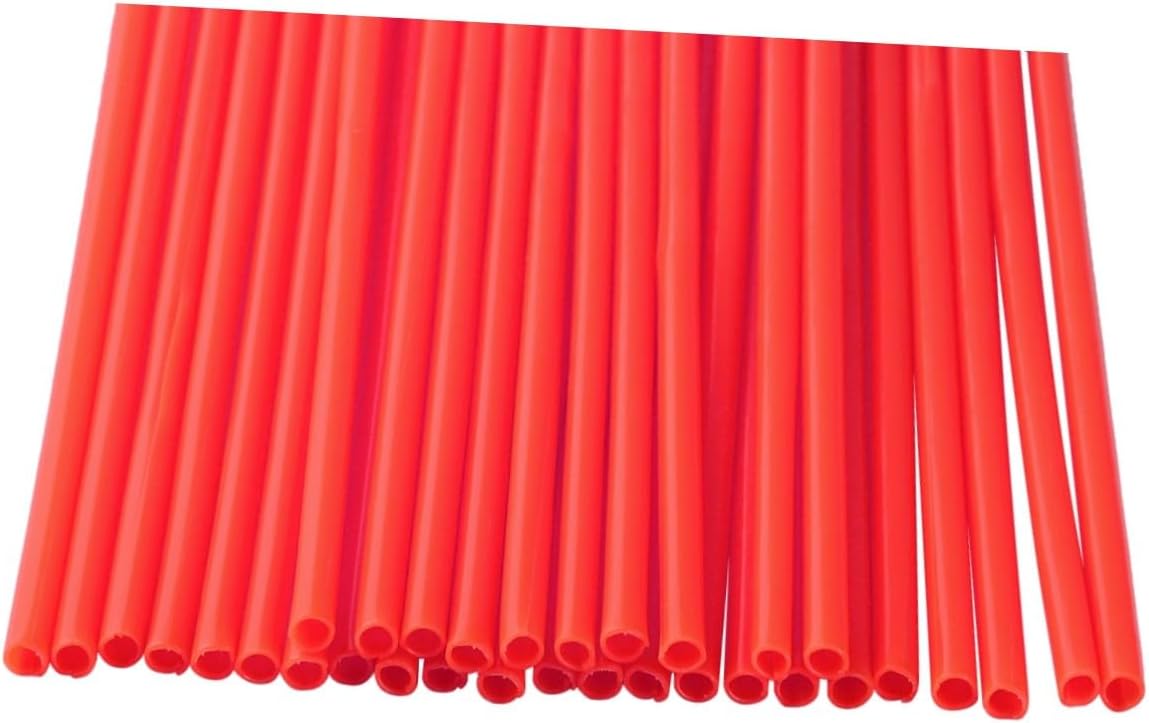 75 PCS Red Off-Road Bike Spoke Covers Spoke Protector Wraps Kit for Motorcycle Motocross Wheel Rim Decoration Lightweight Easy Installation for Bikes and Bicycles
