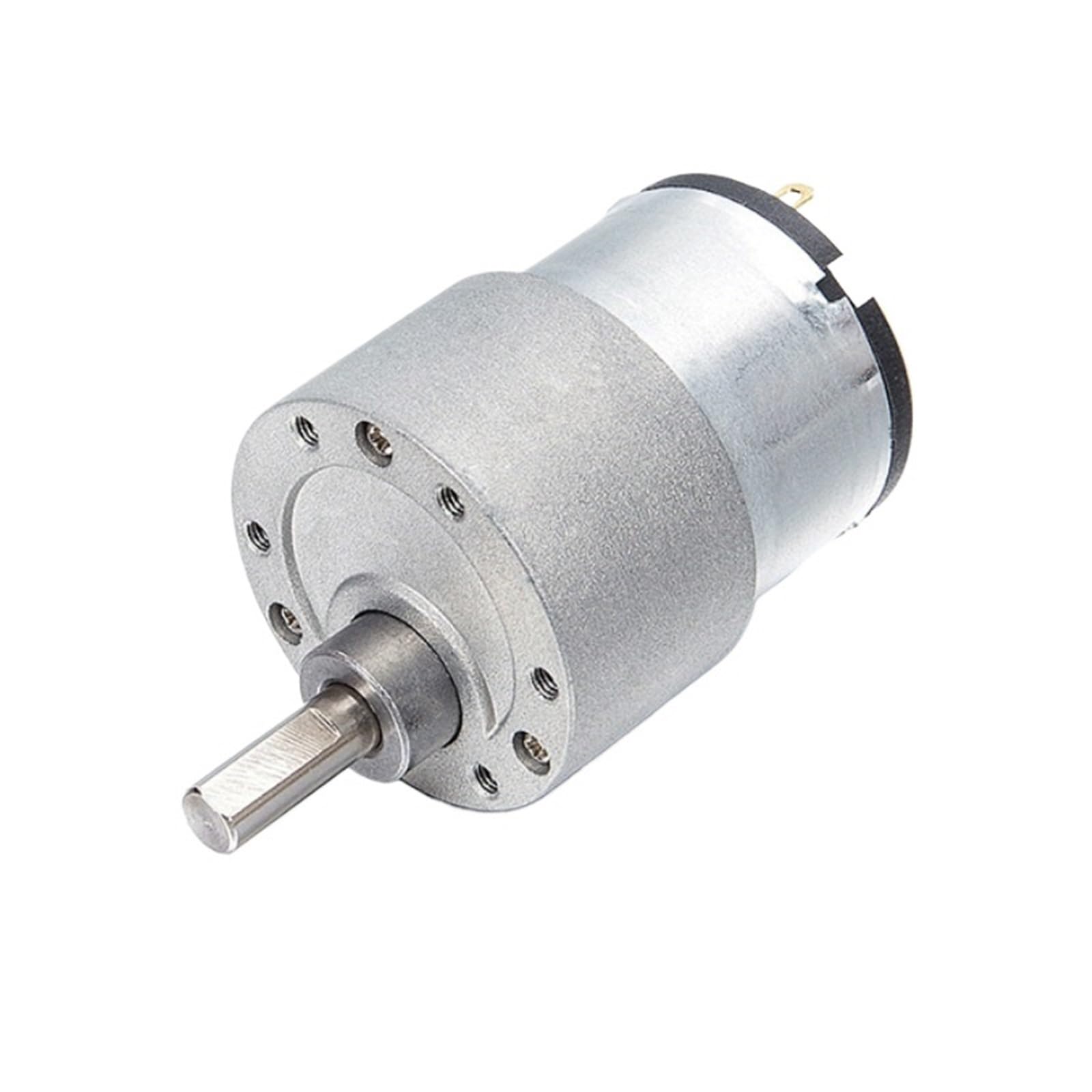 Moteur à brosse CC 12V JGB37-520 engrenage électrique réversible