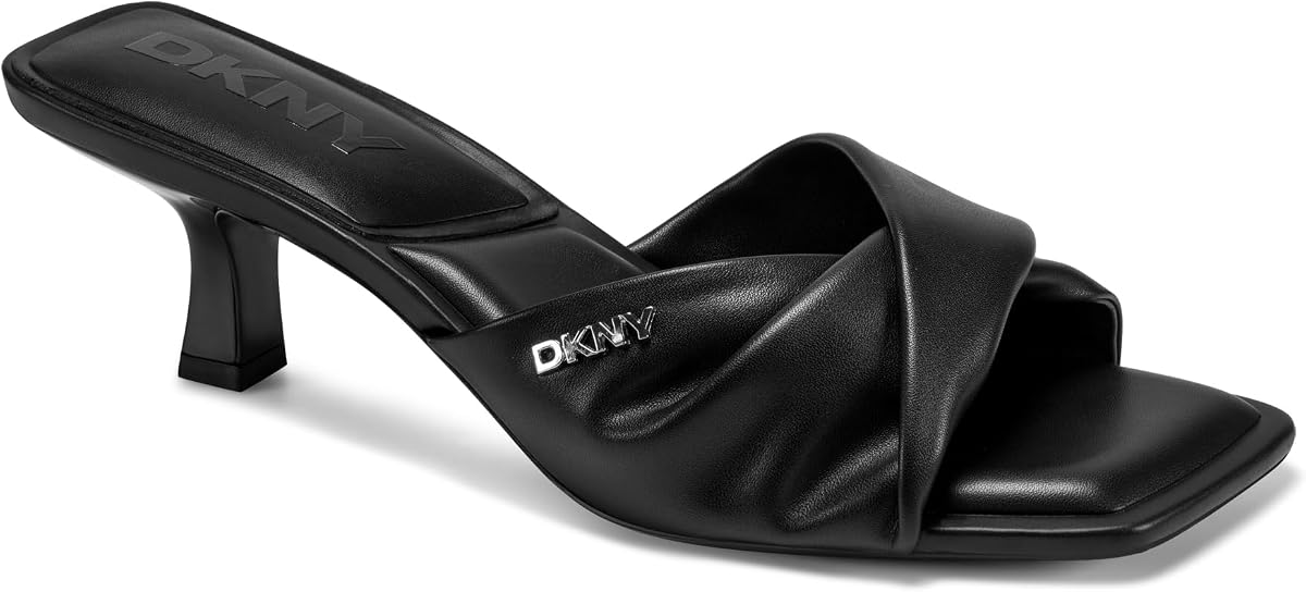 DKNY Jolaine Sandalias con tacón torcido para mujer