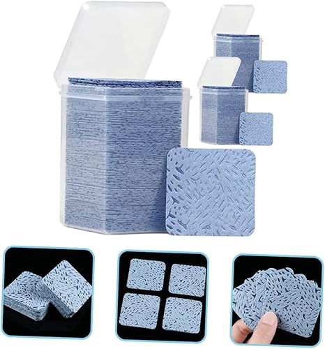 600pieces Eyelash Extension Glue Wipes Cleaning Pads for Glue Safe and Convenient for Salon Use Essential Lash Grafting Supplies
