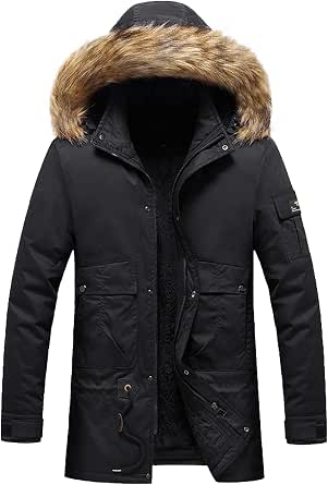 Minetom Veste Softshell Homme Hiver Imperméable Avec Capuche Amovible – Manteau Tactique Chaud Polaire Outdoor Ski Randonnée