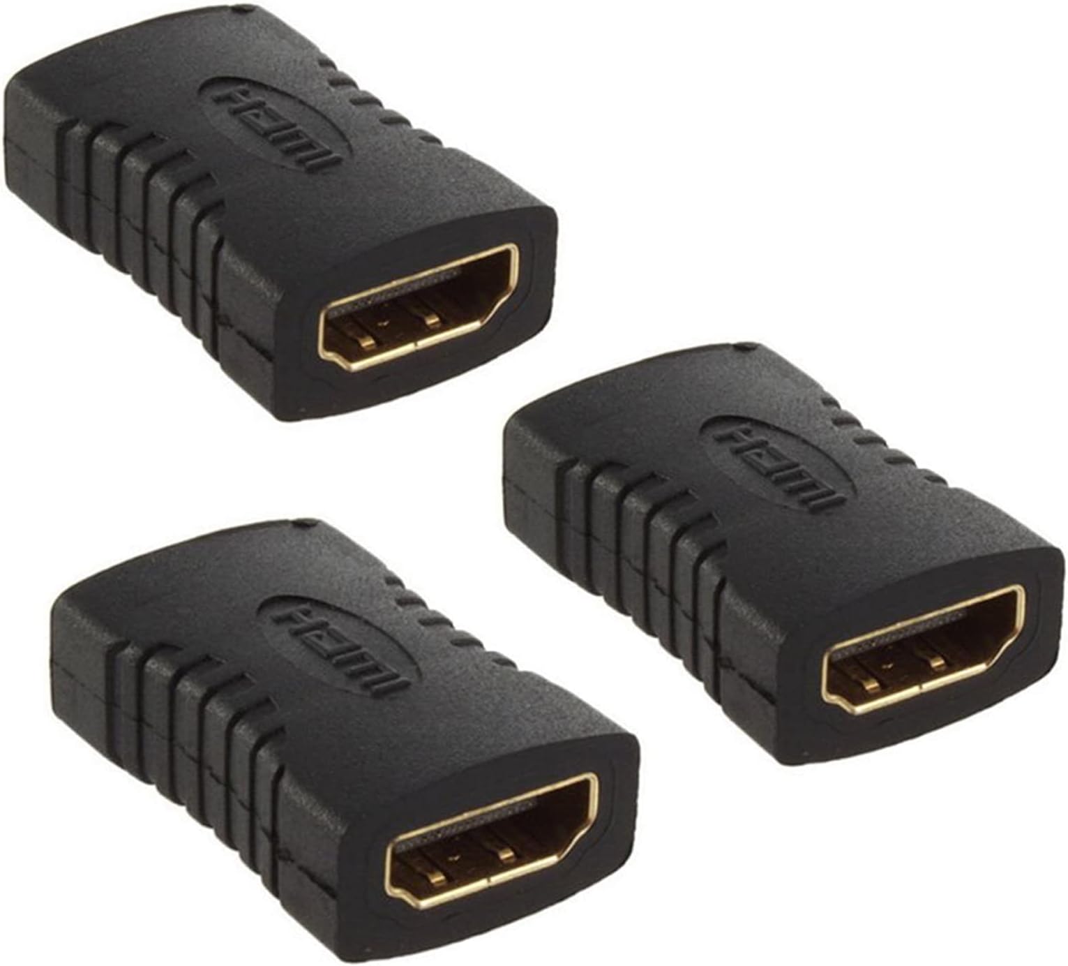 HDMI Female to Female Adapter Gold Plated High Speed HDMI Female Coupler 3D&4K Resolution