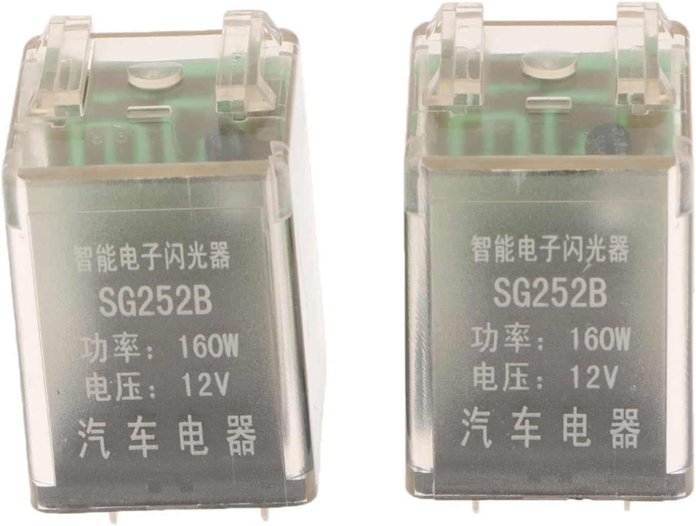 1 Pair Car 3-pin Electronic LED 12V Flasher Relay Fix for Turn Signal Blinker