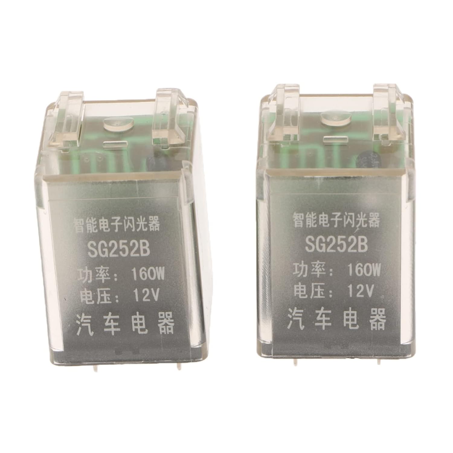 1 Pair Car 3-pin Electronic LED 12V Flasher Relay Fix for Turn Signal Blinker