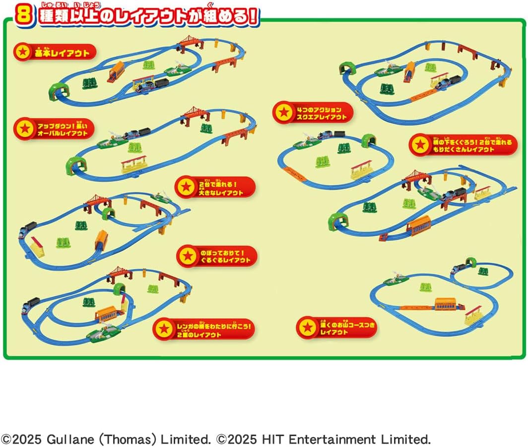 Welcome to The World of Plarail Thomas! Best Selection Set Train Train Toy for Ages 3+