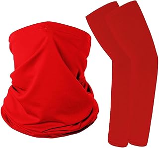 Protector solar para ciclismo de seda de hielo, multifuncional de color sólido