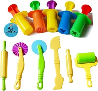 Carykon Set of 11 PCS Smart Dough Tools Kit with Models and Molds, Dough Extruders