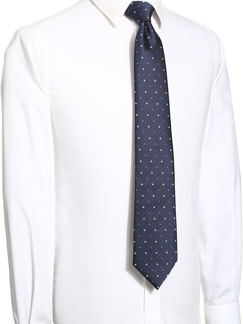 KissTies Mens Necktie Checker Ties For Men Classic Tie+ Gift Box