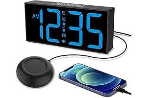 Netzu Bed Shaker Alarm Clock