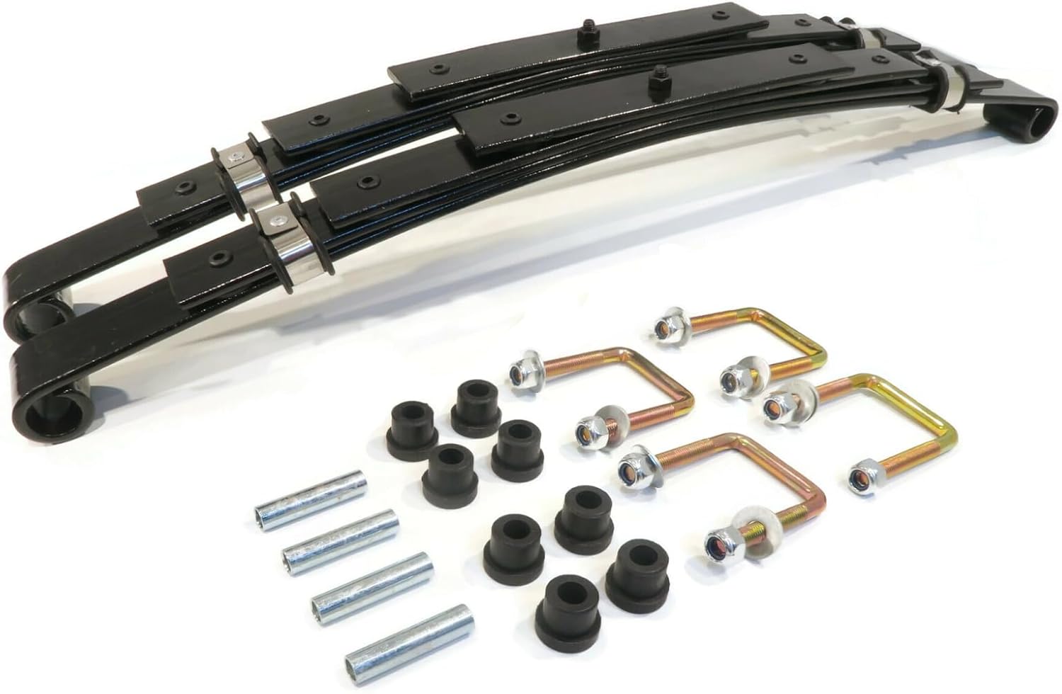 The ROP Shop (Pack of 2) Rear HD 4-Leaf Spring Kits for E-Z-GO 70506-G01, 74207-G03, 74207G03