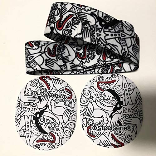LZYDD 2 in 1 Magnet Cover with Headband for SteelSeries Arctis Pro High Fidelity Gaming Headset/SteelSeries Arctis Pro Wireless Gaming Headset (color3-funny) image 3